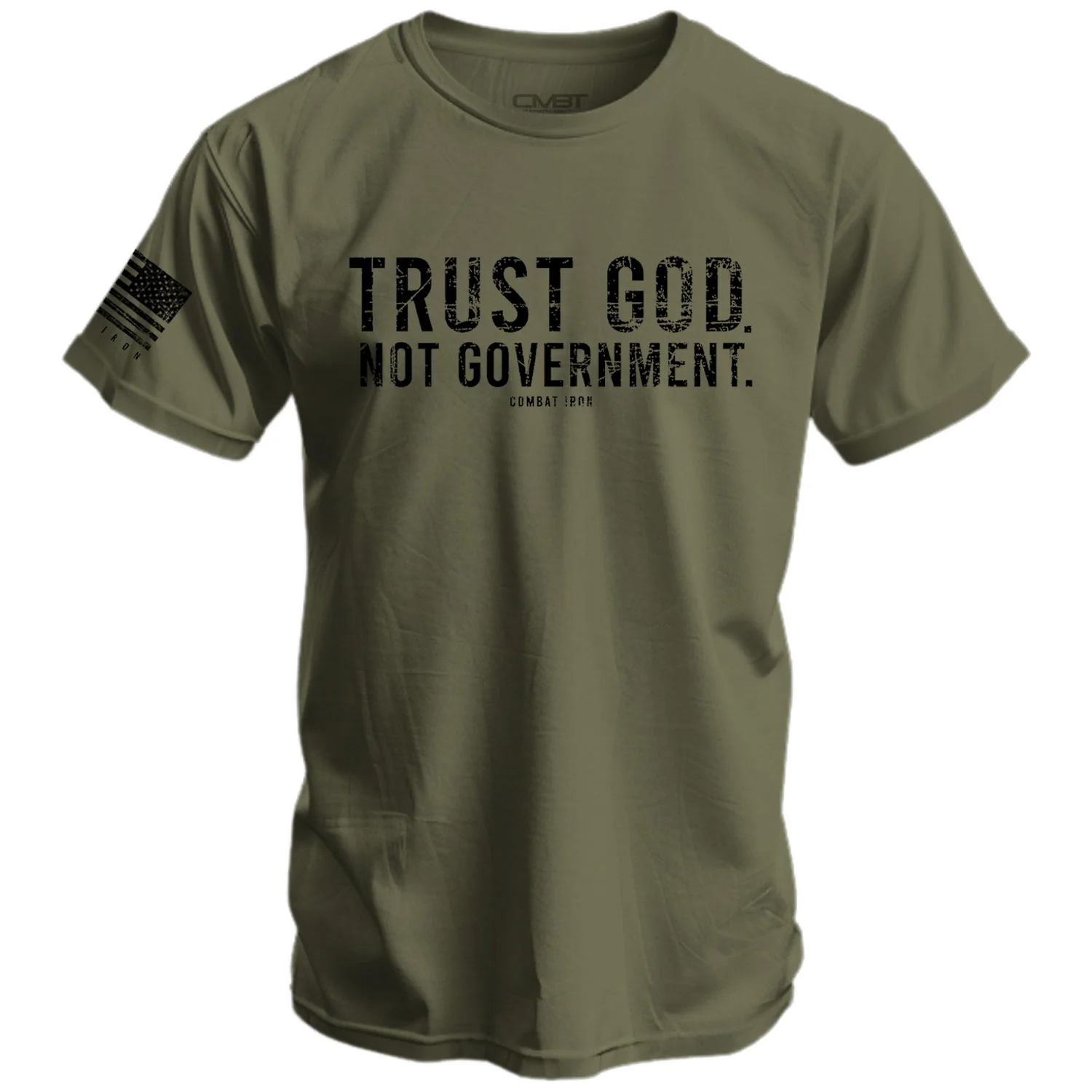 Trust God. Not Government. Men's T-Shirt - Image 4