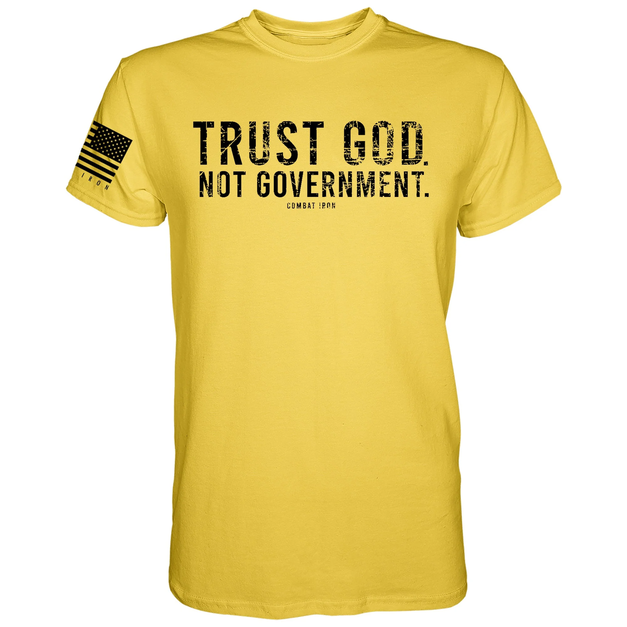 Trust God. Not Government. Men's T-Shirt - Image 5