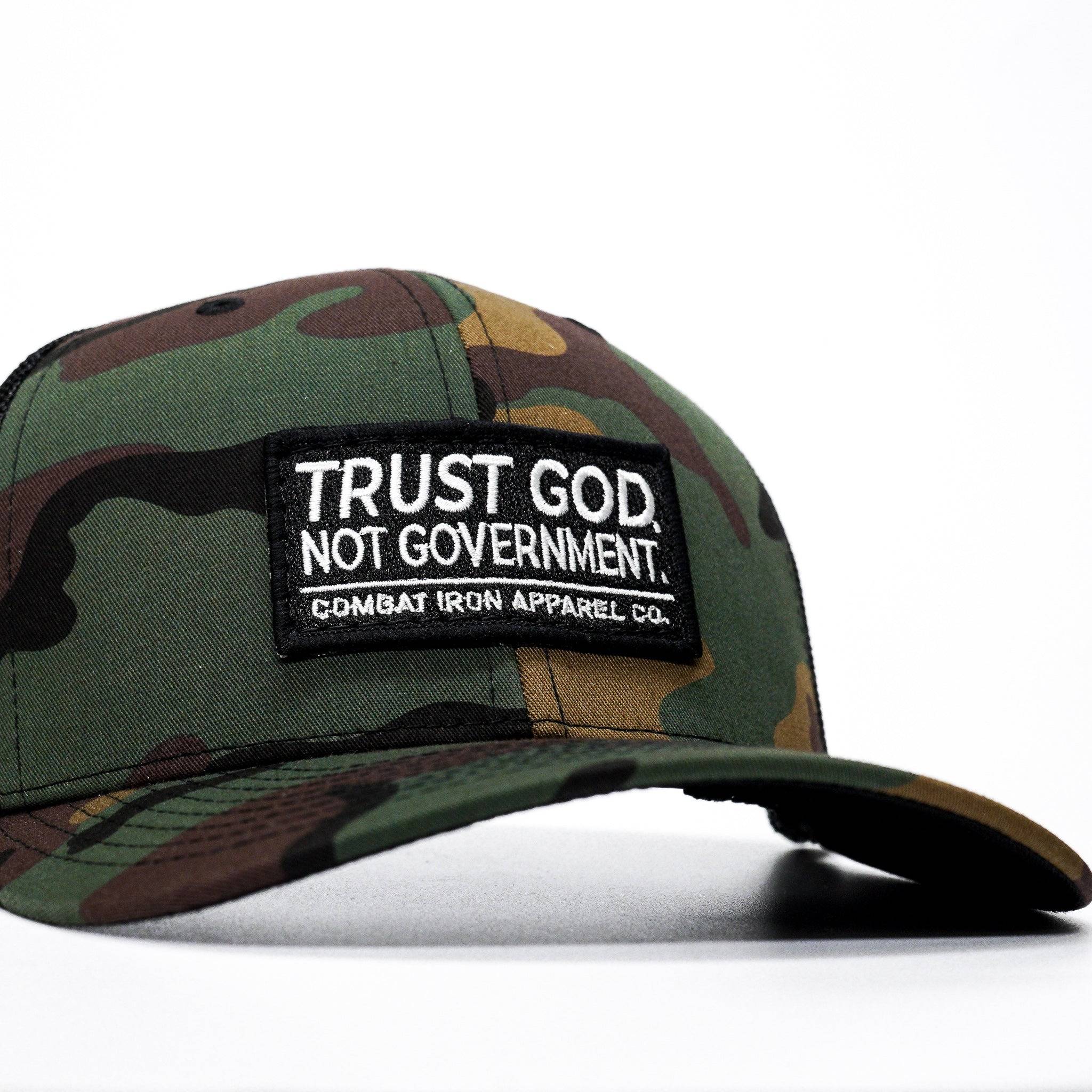 Trust God. Not Government. Mid-Profile Mesh Snapback - Image 3