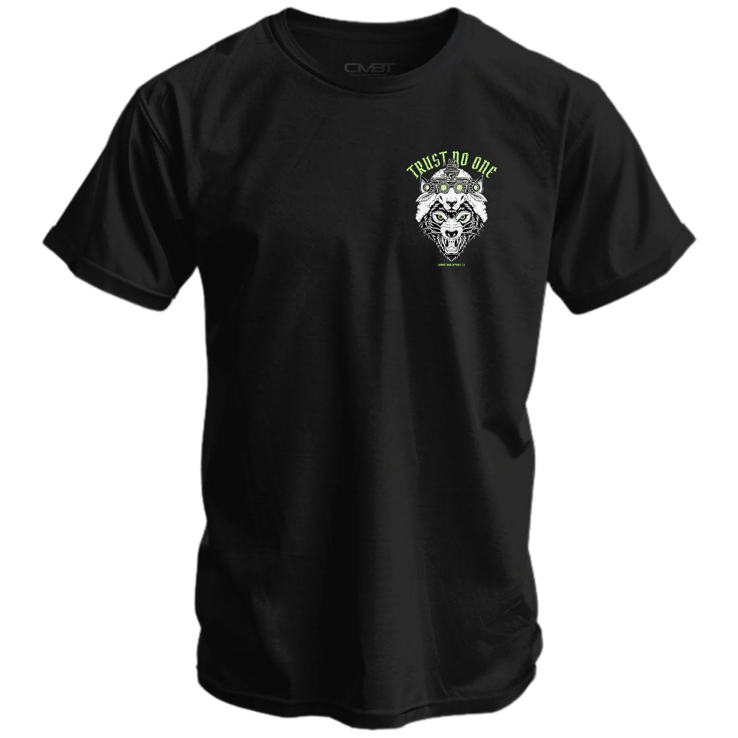 Trust No One Wolf Men's T-Shirt - Image 4
