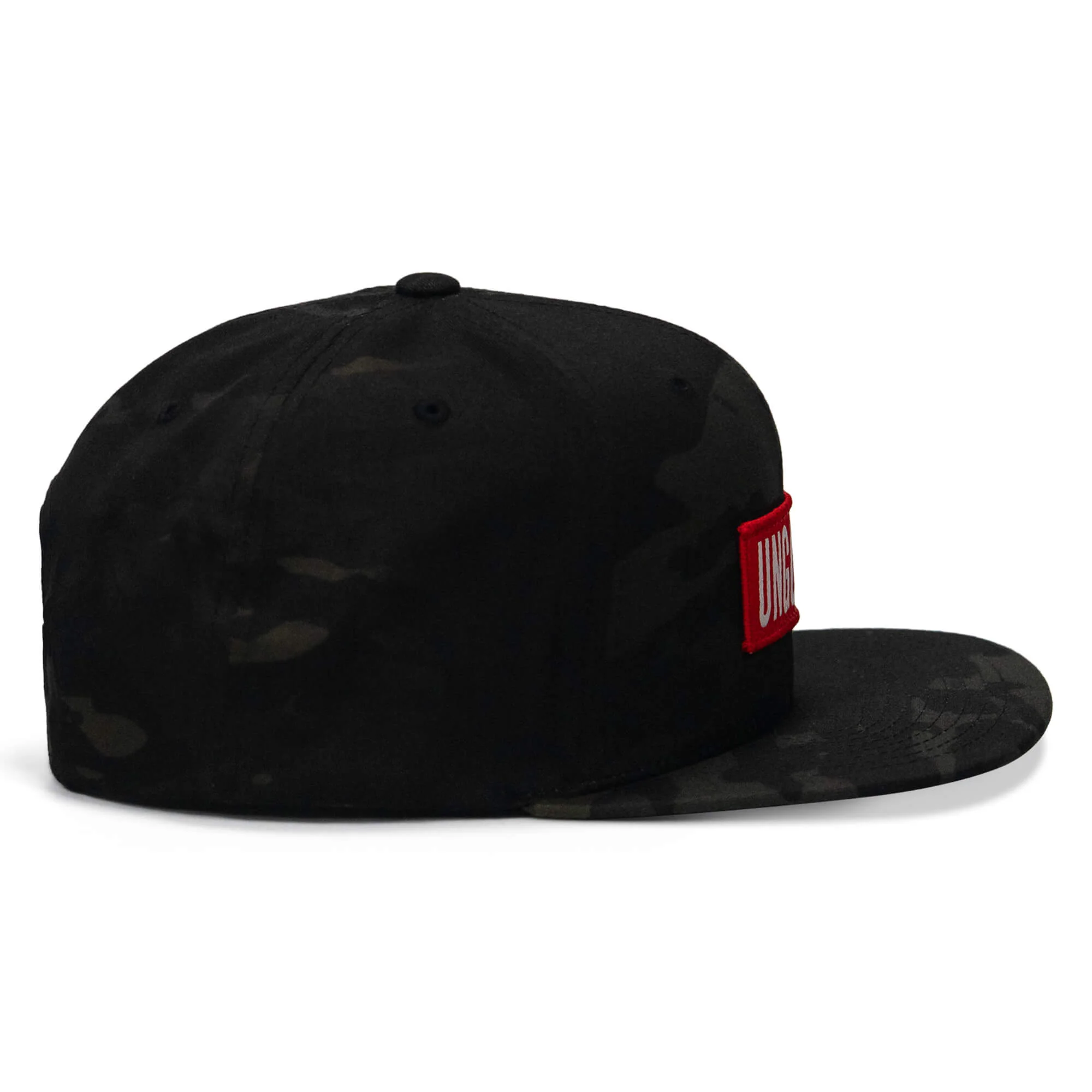 Ungovrnd Red Patch Flatbill SnapBack Hat - Image 4