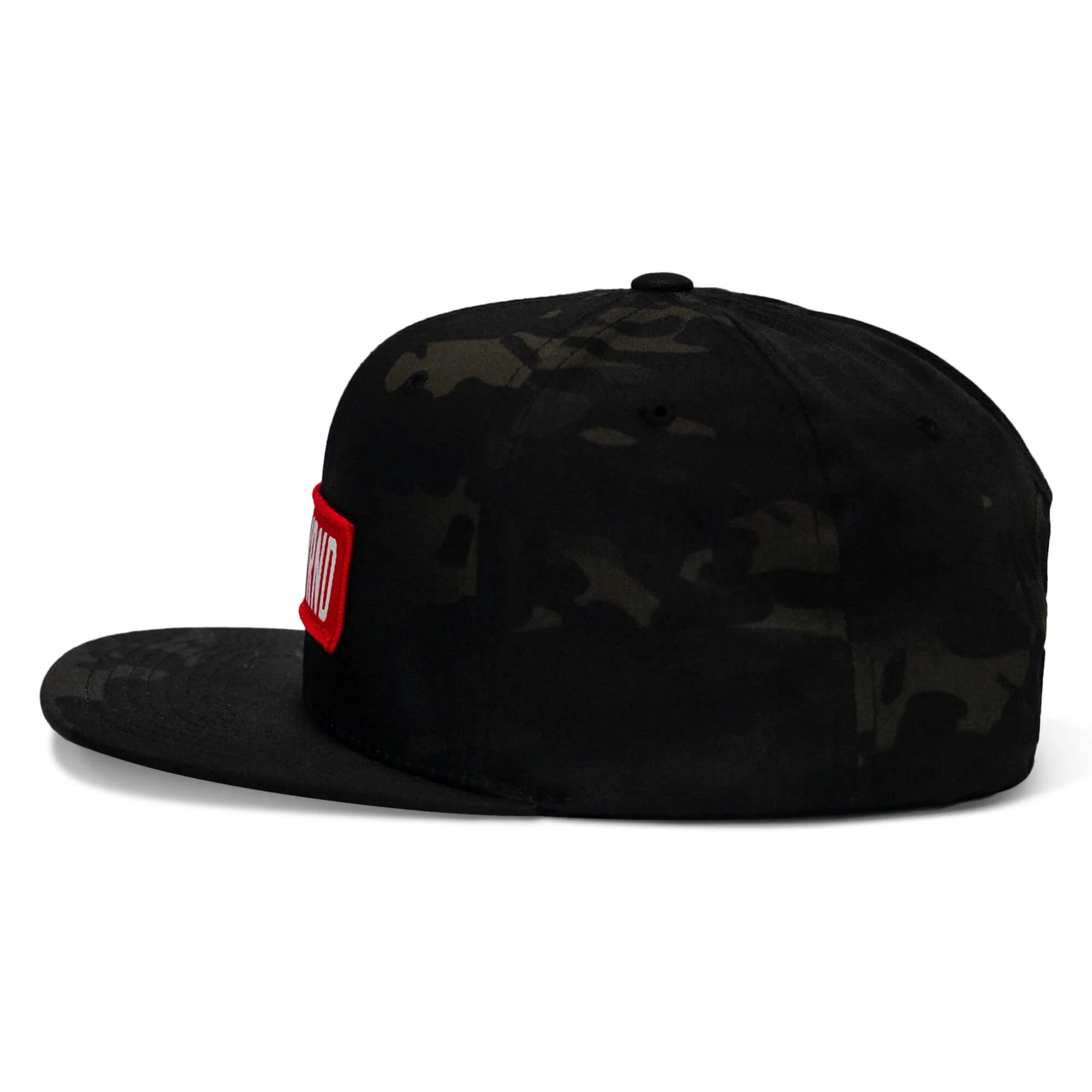 Ungovrnd Red Patch Flatbill SnapBack Hat - Image 5