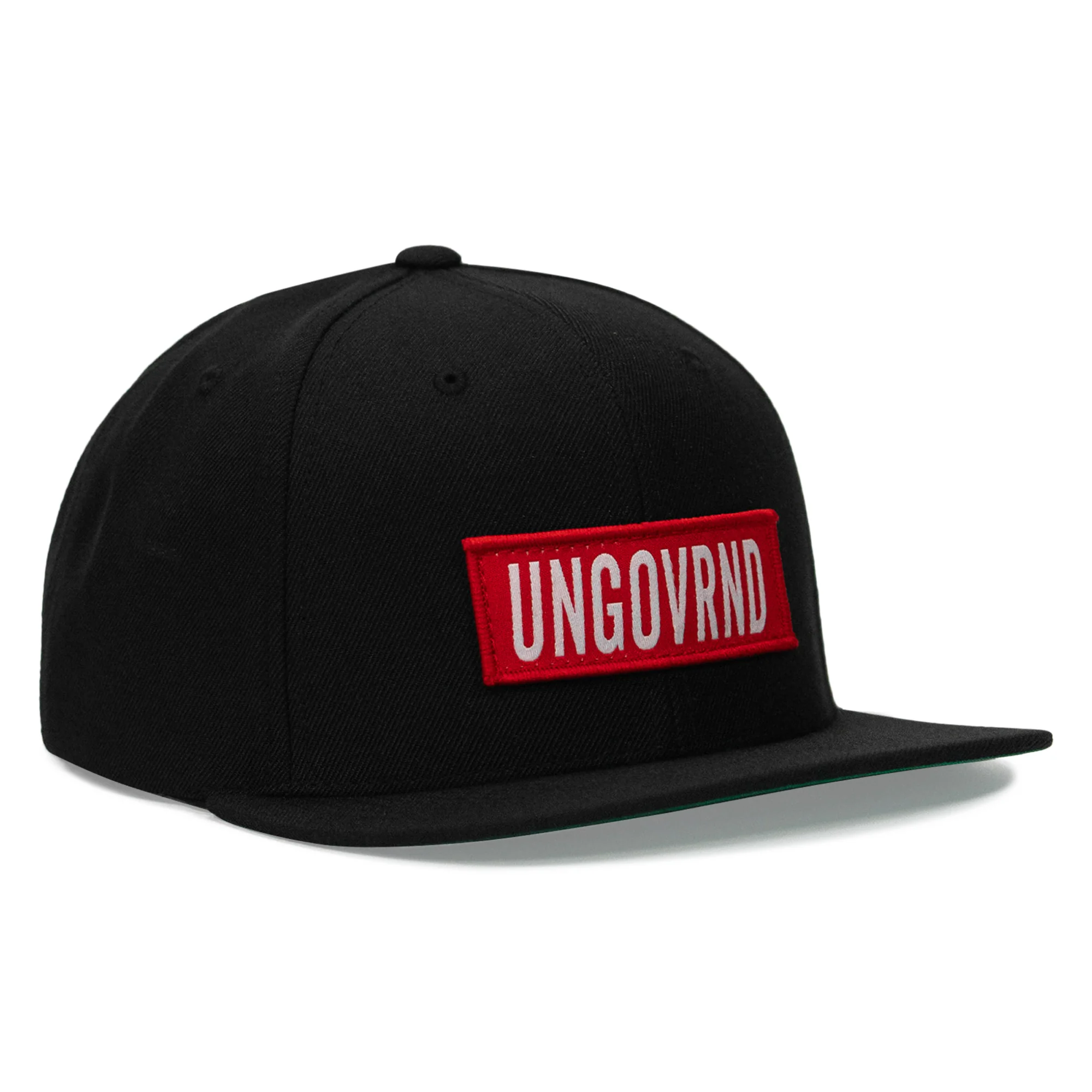 Ungovrnd Red Patch Flatbill SnapBack Hat - Image 8