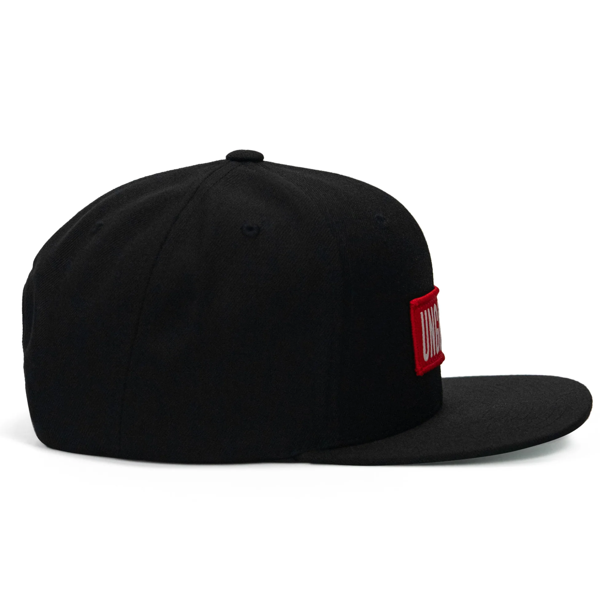 Ungovrnd Red Patch Flatbill SnapBack Hat - Image 9