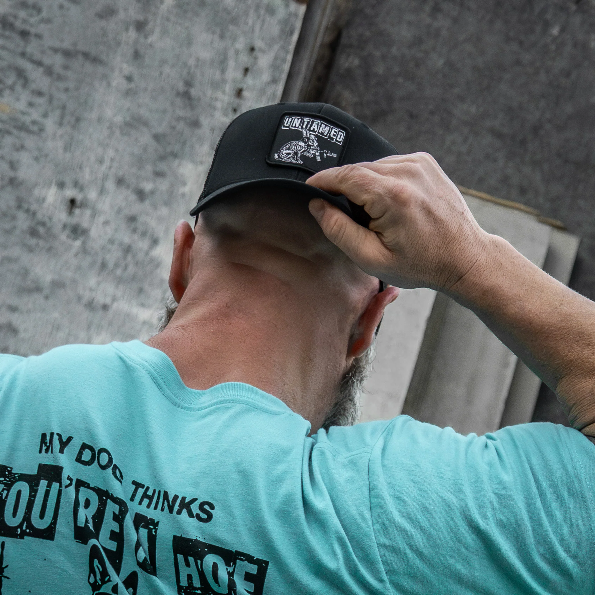 Untamed Rabbit Patch Snapback Hat - Image 7