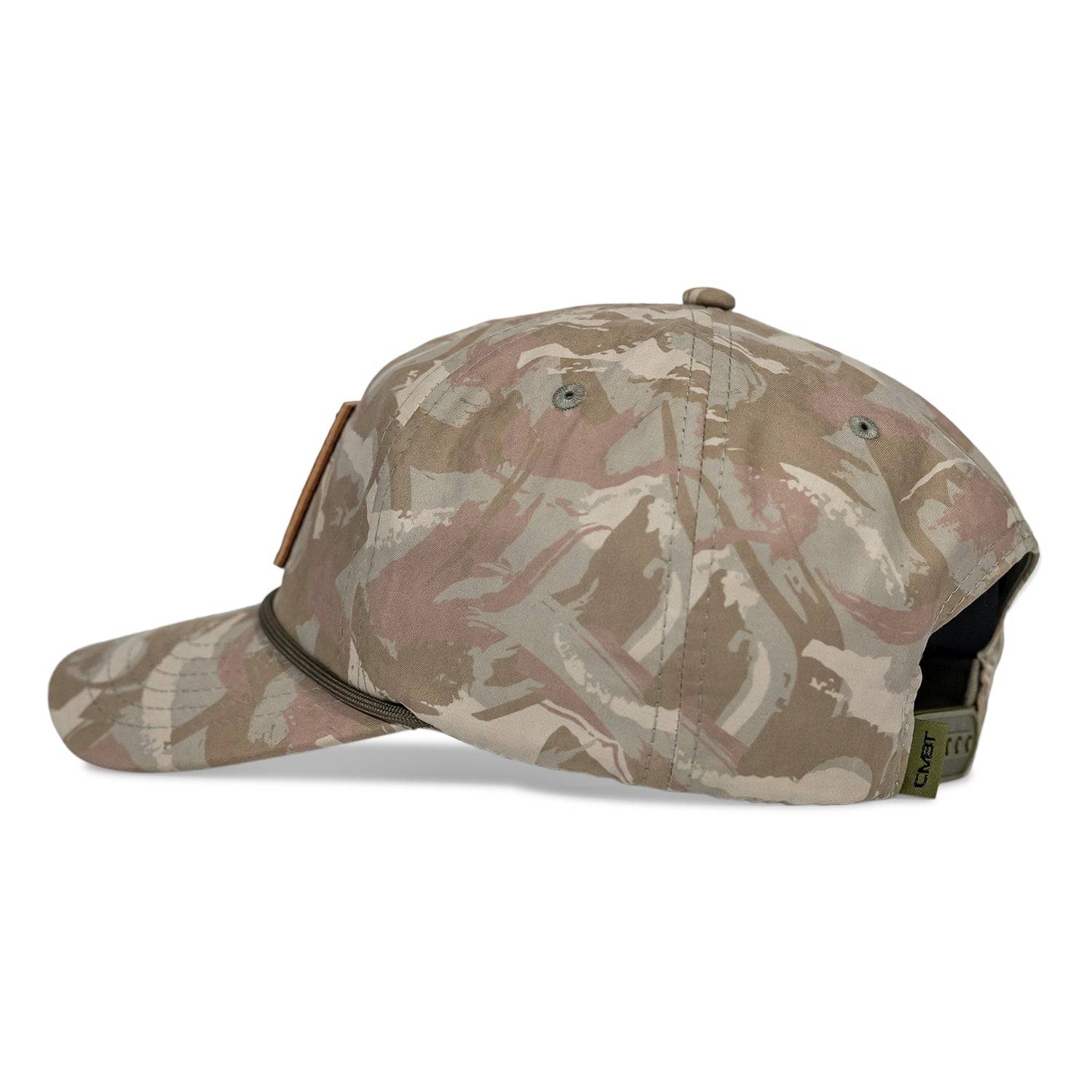 US Flag Leather Patch Crushable Snapback Hat - Image 5