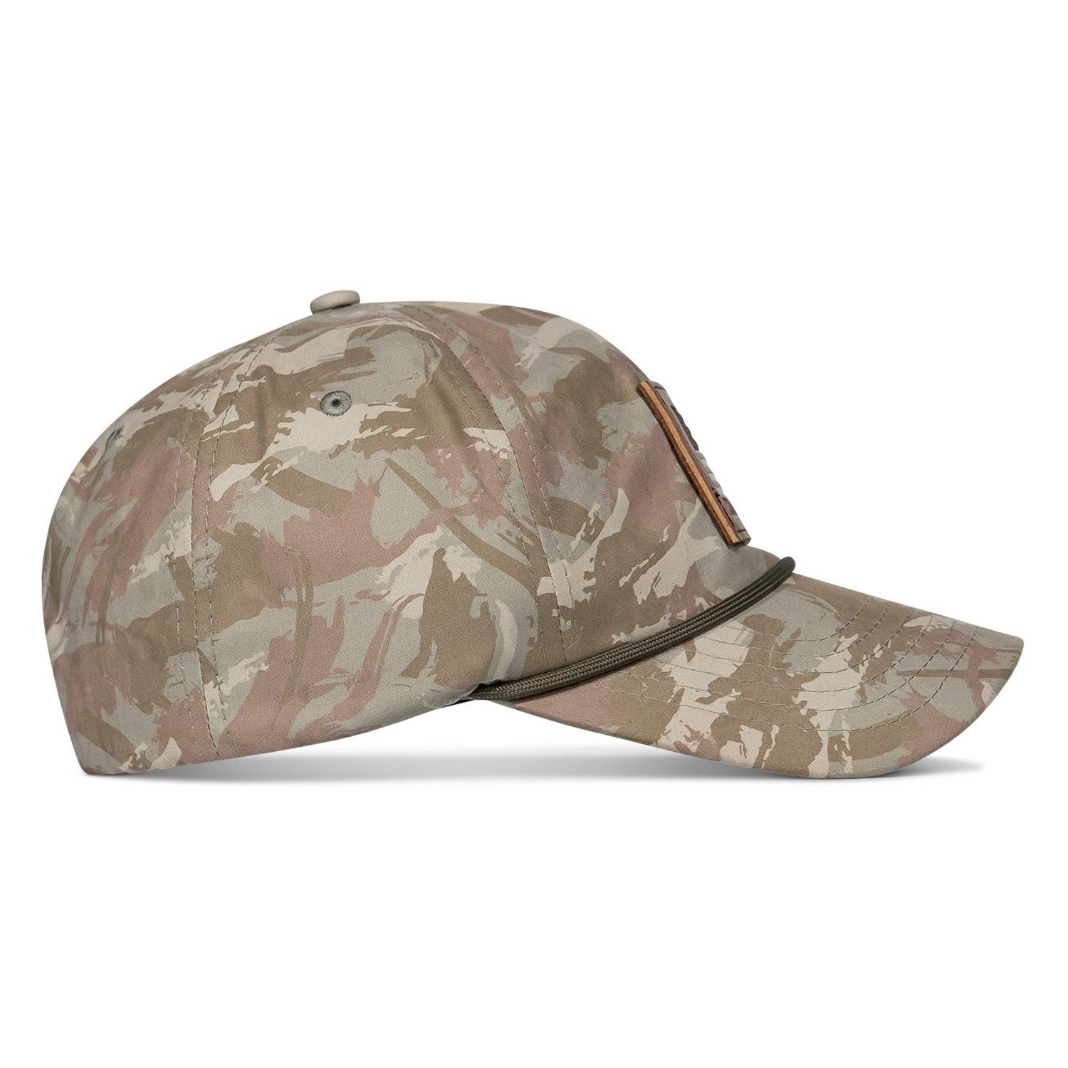 US Flag Leather Patch Crushable Snapback Hat - Image 8