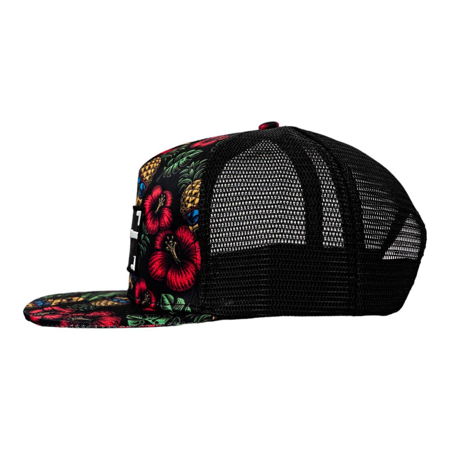 Uzi Patch Black Pineapple Express Flatbill Snapback Hat - Image 4