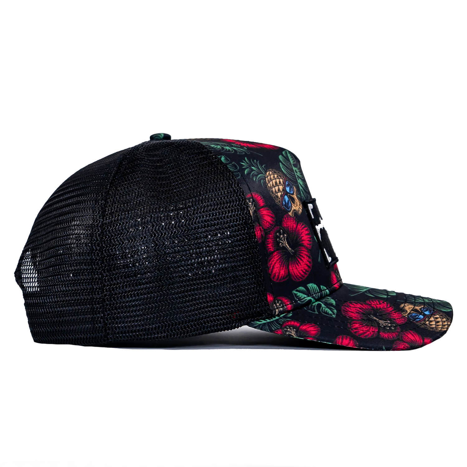 Uzi Patch Black Pineapple Express Flatbill Snapback Hat - Image 6