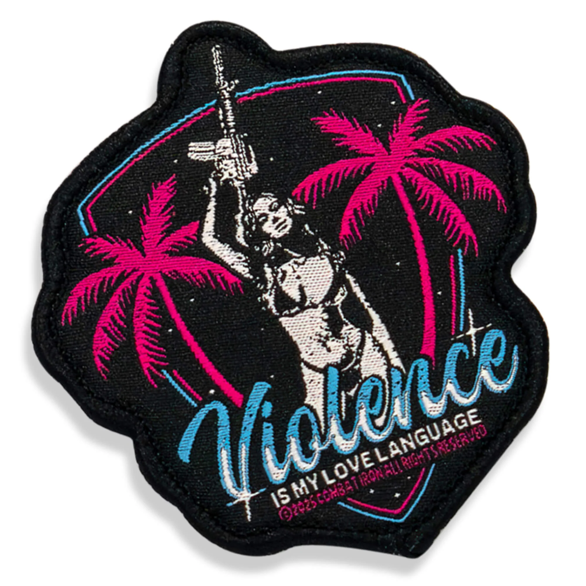 Violence Is My Love Language Velcro Patch - Image 7