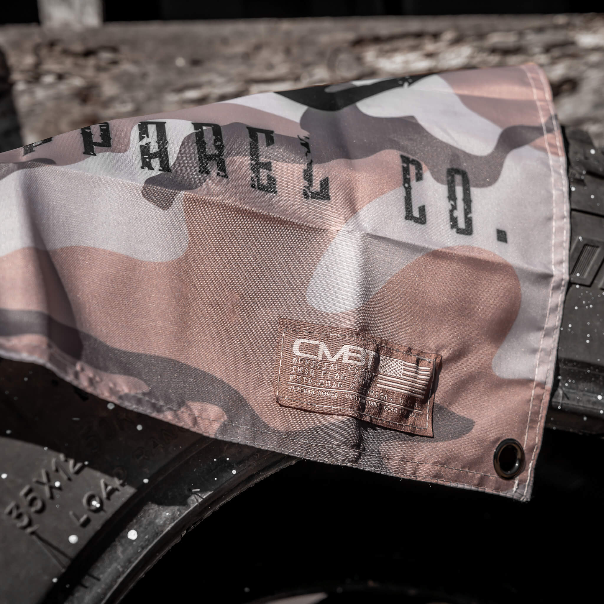 Violence Is Often The Answer 3'x3' Camo Flag - Image 2