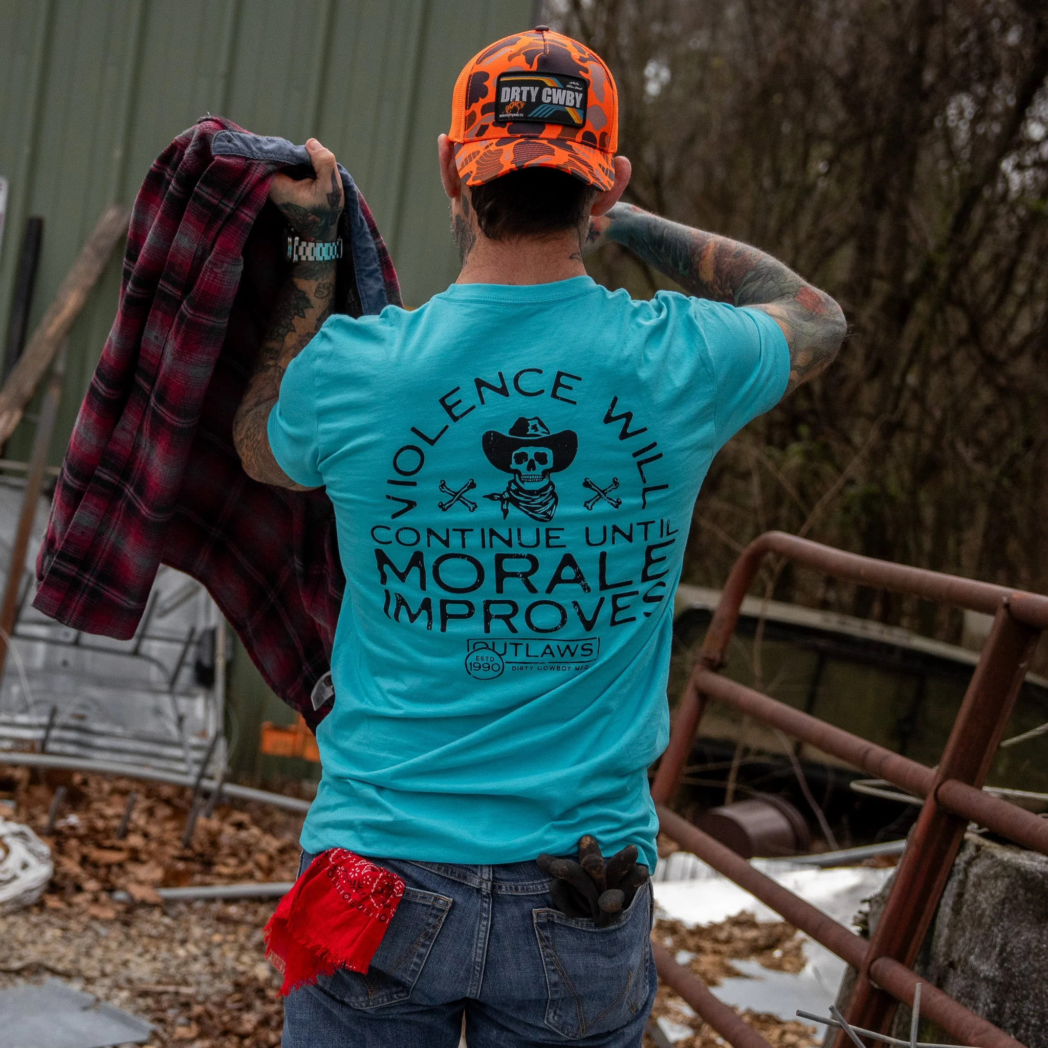 Violence Will Continue Until Morale Improves Men's T-Shirt - Image 6