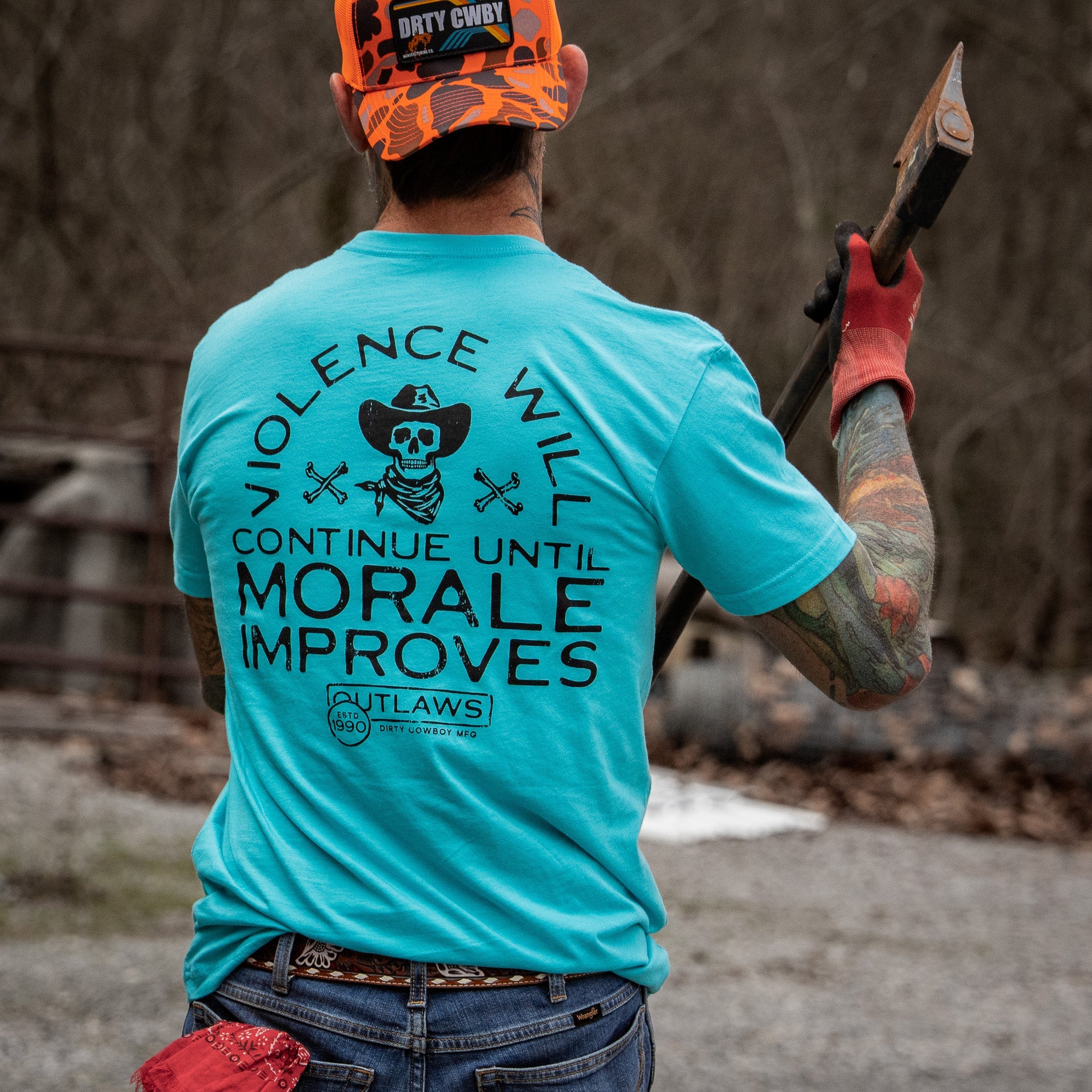 Violence Will Continue Until Morale Improves Men's T-Shirt - Image 7