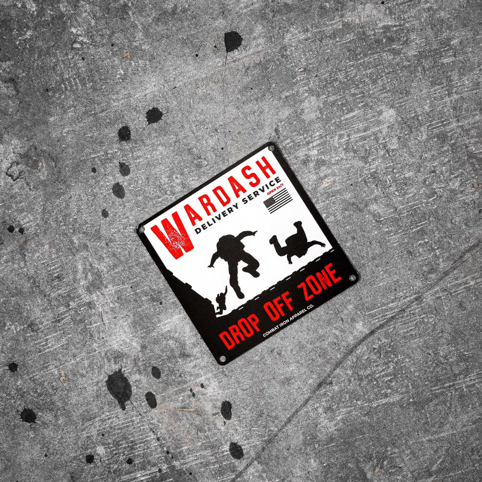 Wardash Delivery Wall Mounting Metal Sign - Image 6