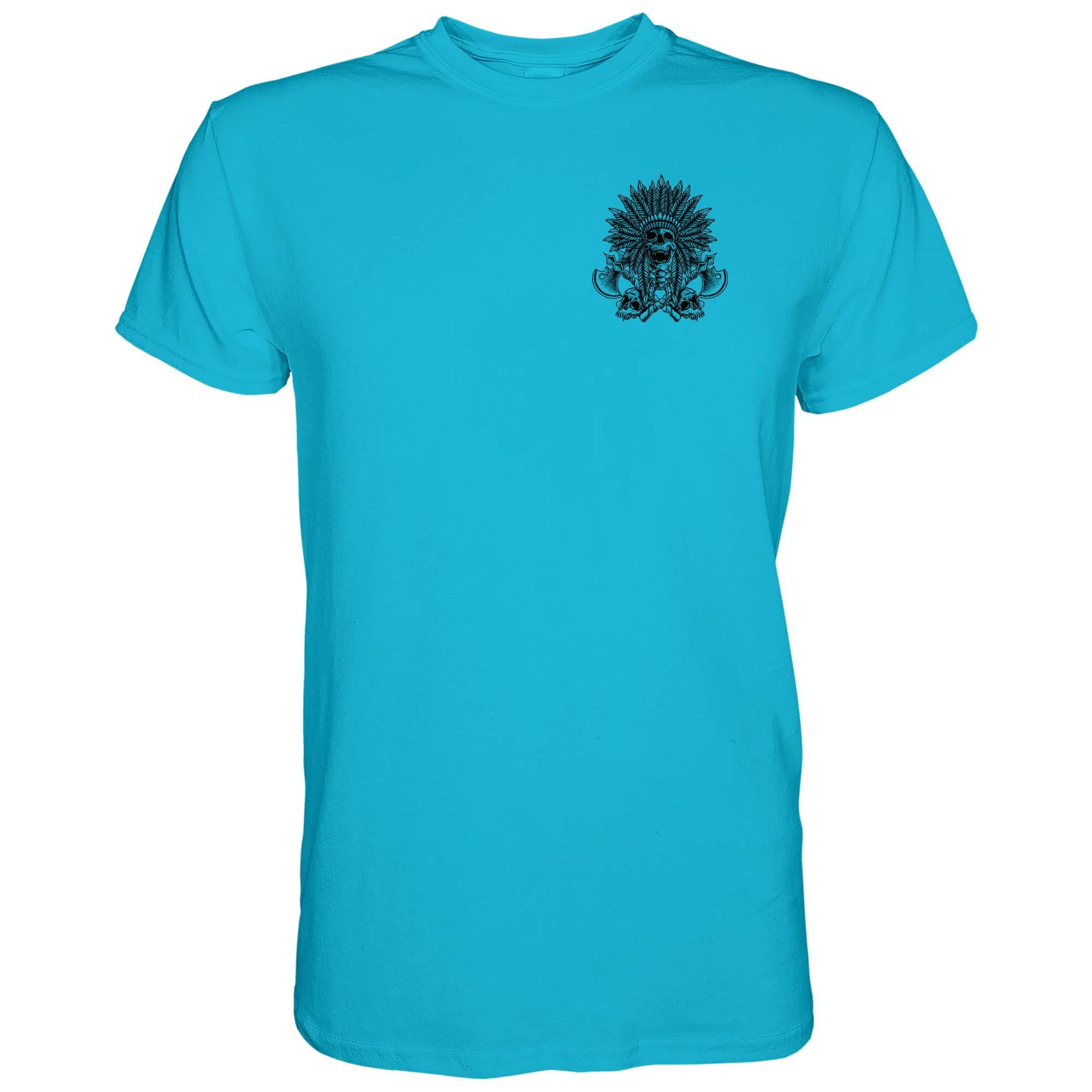 Warrior Spirit Indian Head Men's T-Shirt - Image 9