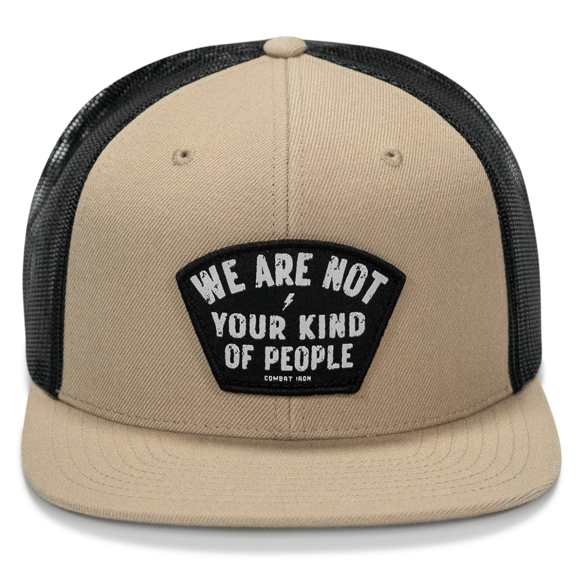 We Are Not Your Kind Of People Patch Flatbill Snapback Hat - Image 21