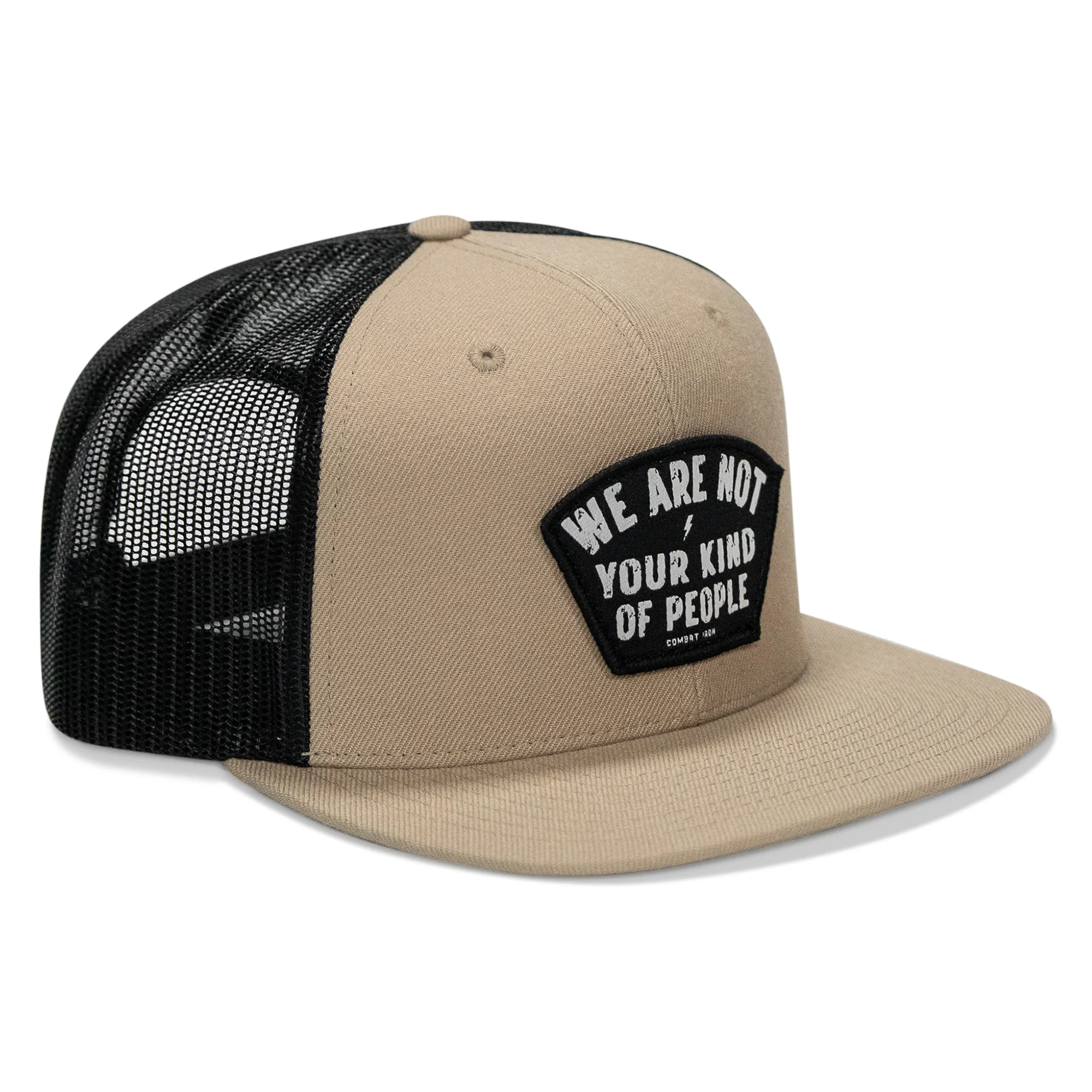 We Are Not Your Kind Of People Patch Flatbill Snapback Hat - Image 23