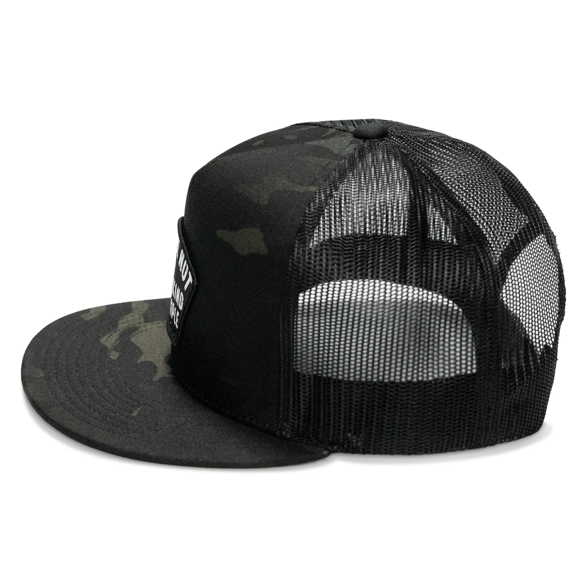 We Are Not Your Kind Of People Patch Flatbill Snapback Hat - Image 4