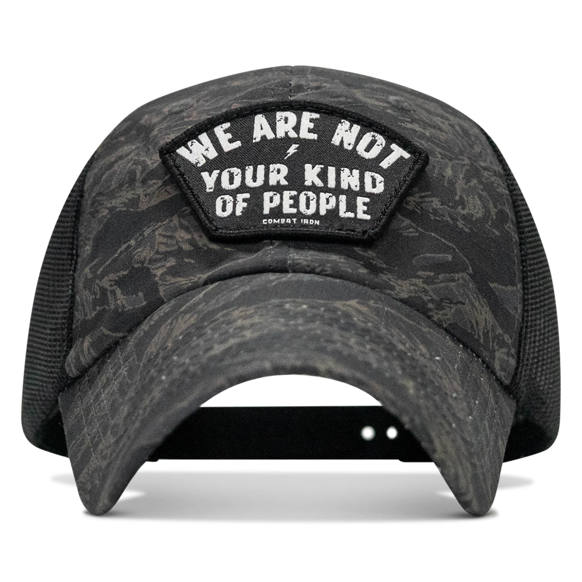 We Are Not Your Kind Of People Patch Tactical Ripstop Mesh Snapback Hat