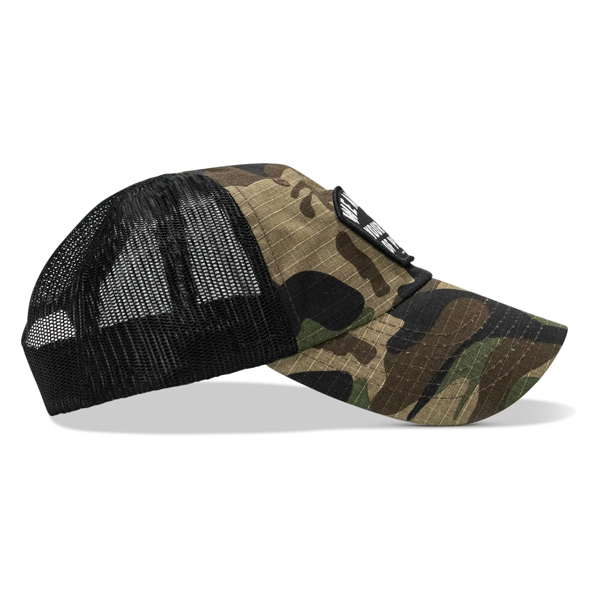 We Are Not Your Kind Of People Patch Tactical Ripstop Mesh Snapback Hat - Image 24