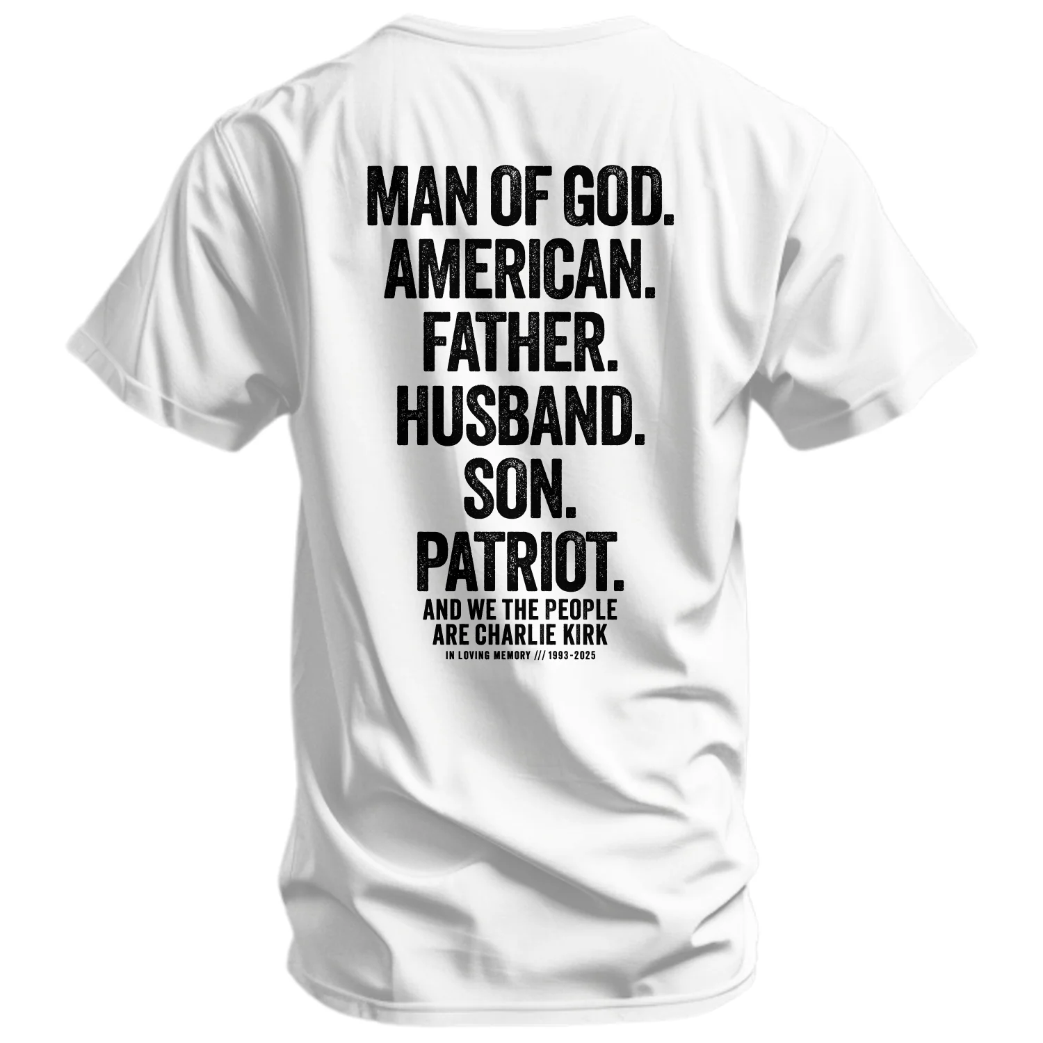 We the People, Are Charlie Kirk Men's T-Shirt - Image 3