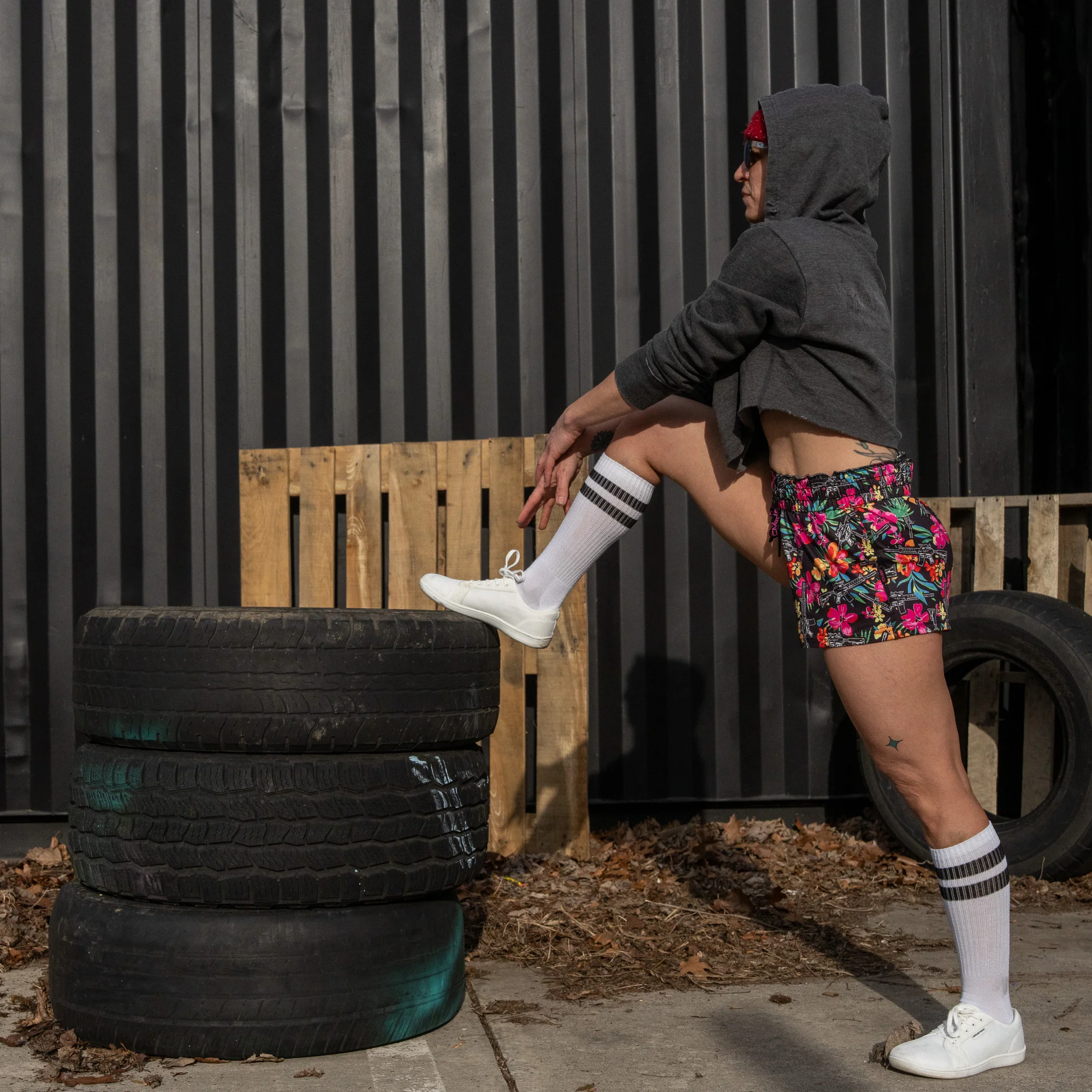 Women’s Studio Flex Training & Recovery Shorts | 4" - Image 12