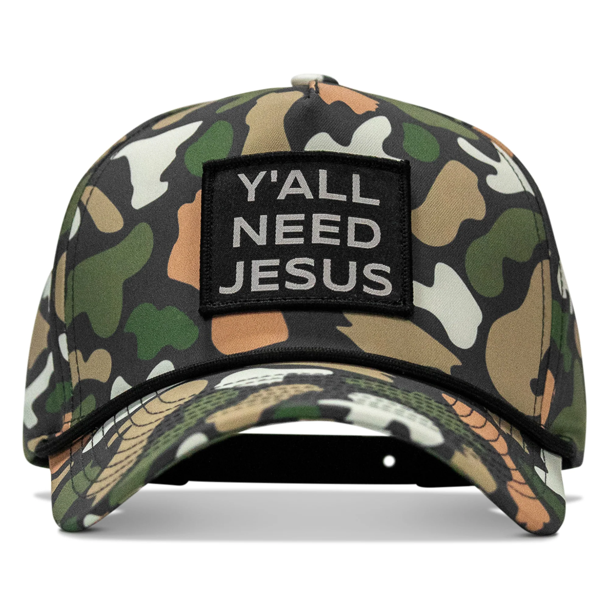 Y'all Need Jesus Patch 5 Pannel Snapback