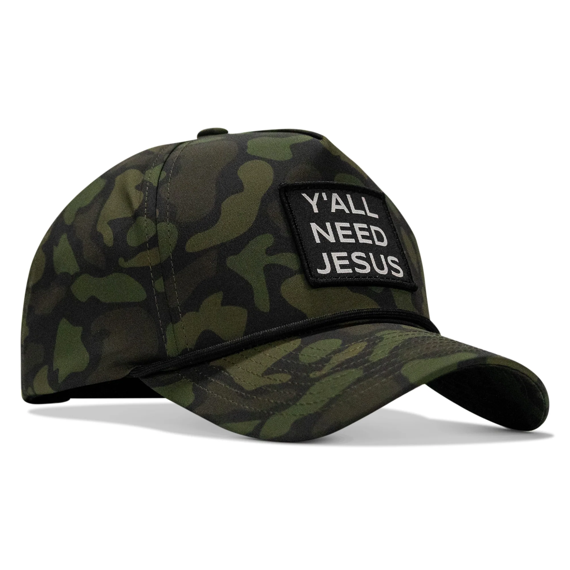 Y'all Need Jesus Patch 5 Pannel Snapback - Image 13