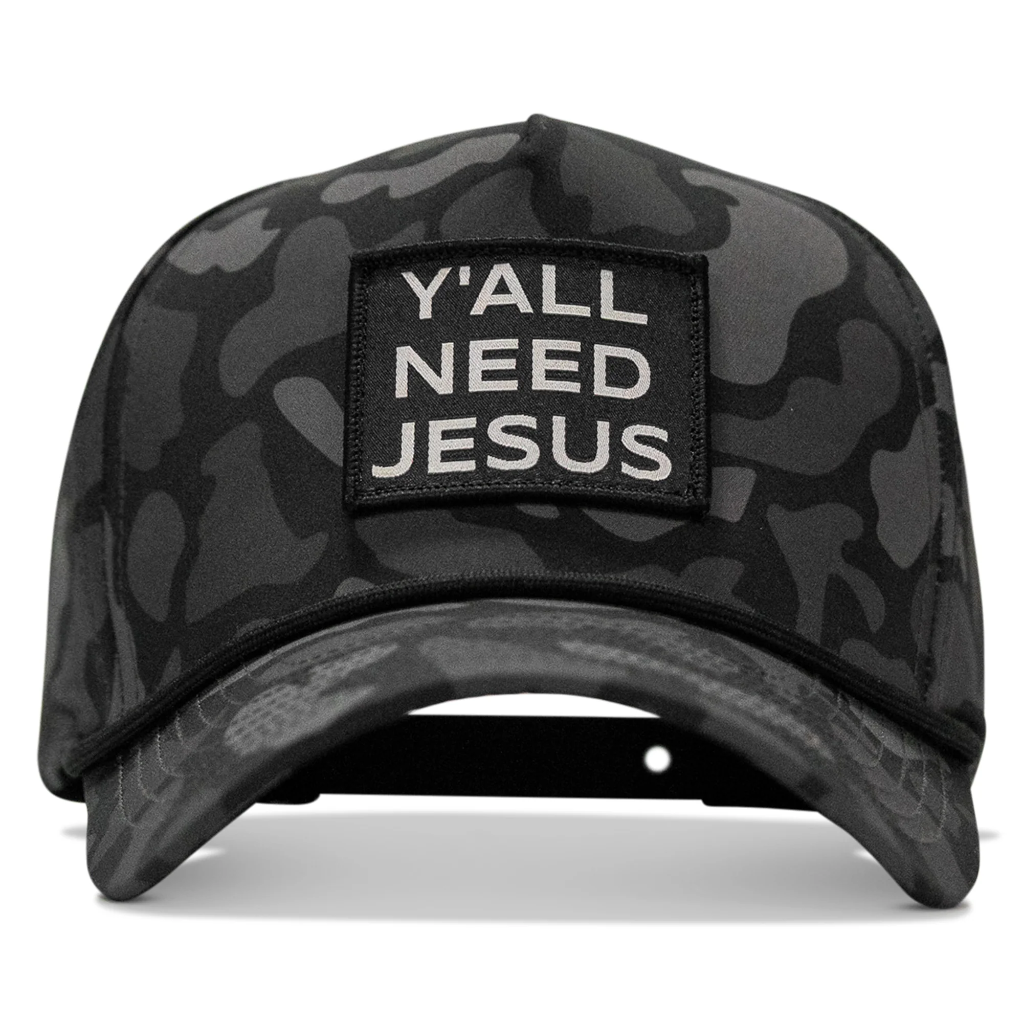 Y'all Need Jesus Patch 5 Pannel Snapback - Image 6