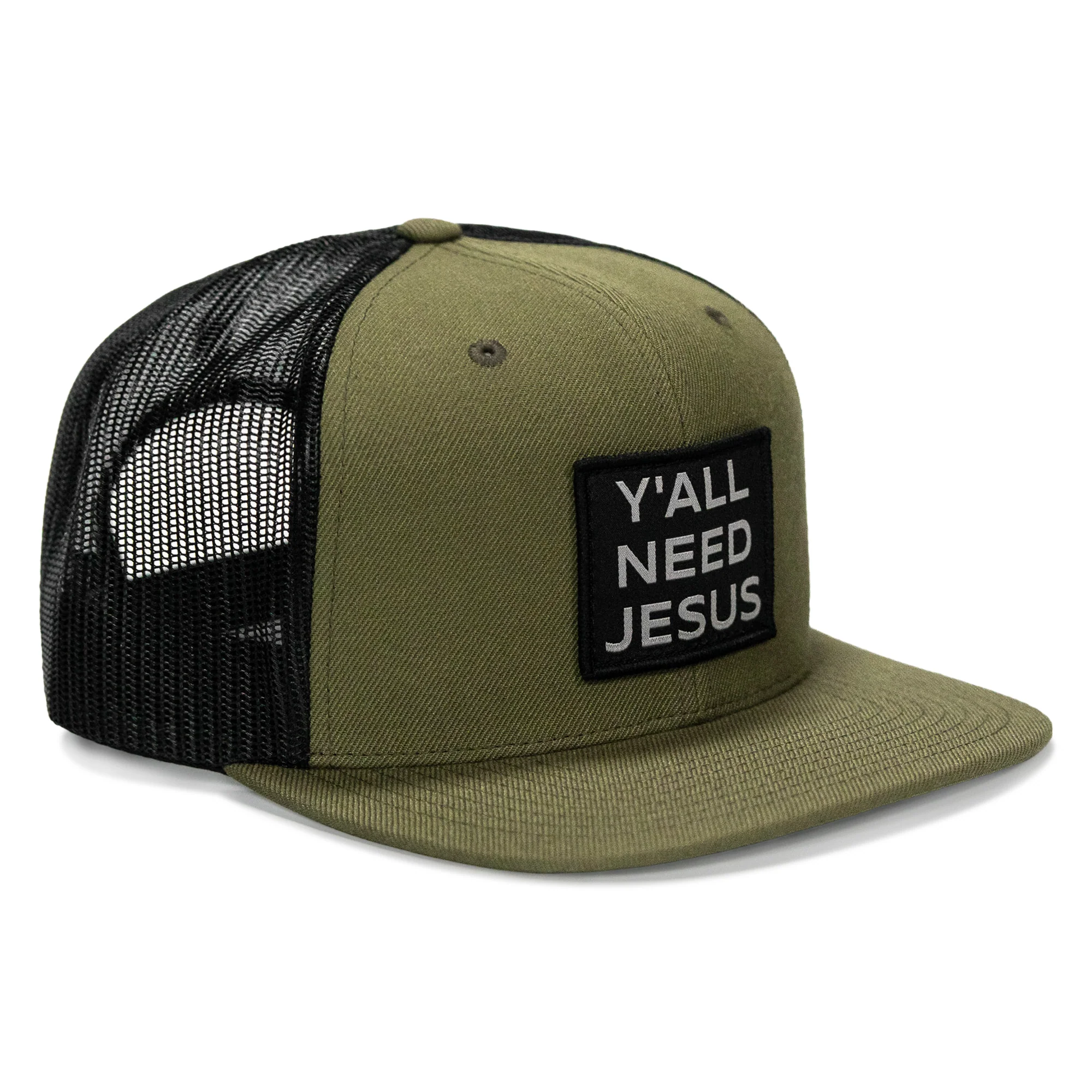 Y'all Need Jesus Patch Flatbill Hat - Image 13