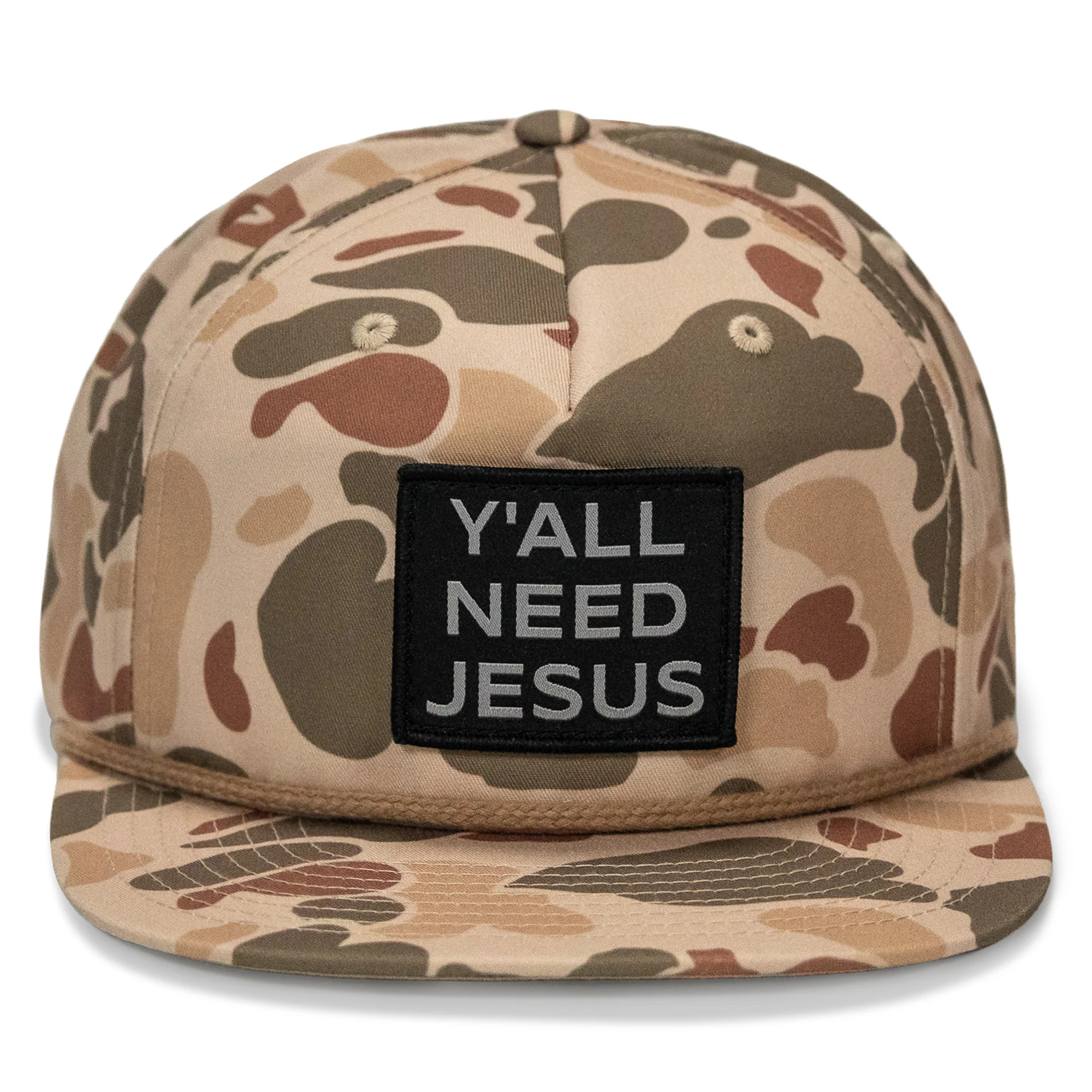 Y'all Need Jesus Patch Flatbill Hat - Image 6