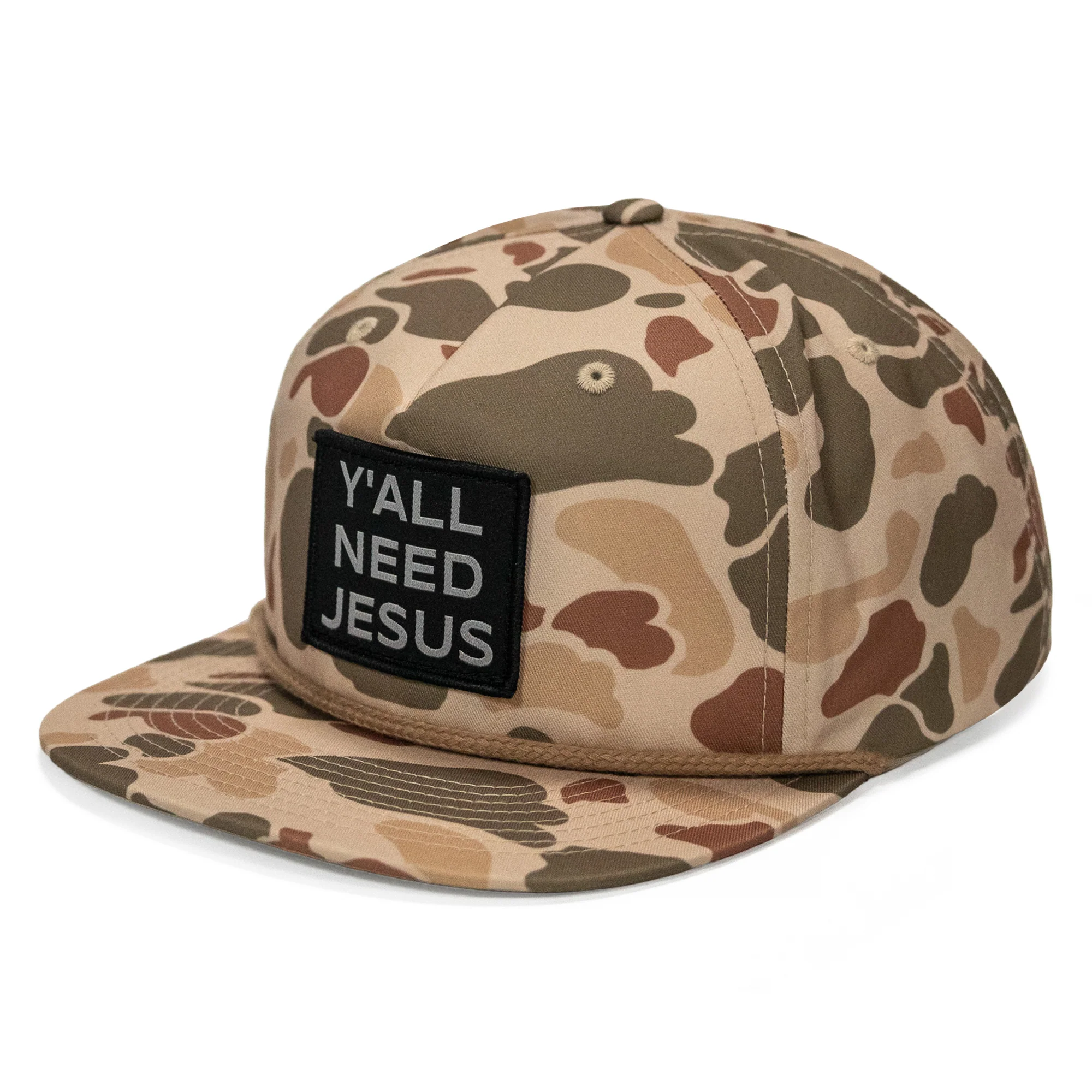 Y'all Need Jesus Patch Flatbill Hat - Image 7