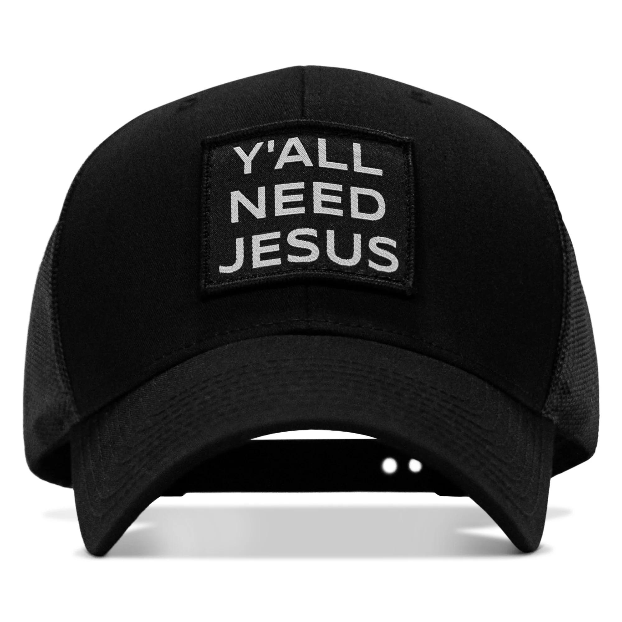 Y'all Need Jesus Patch Snapback Hat - Image 12