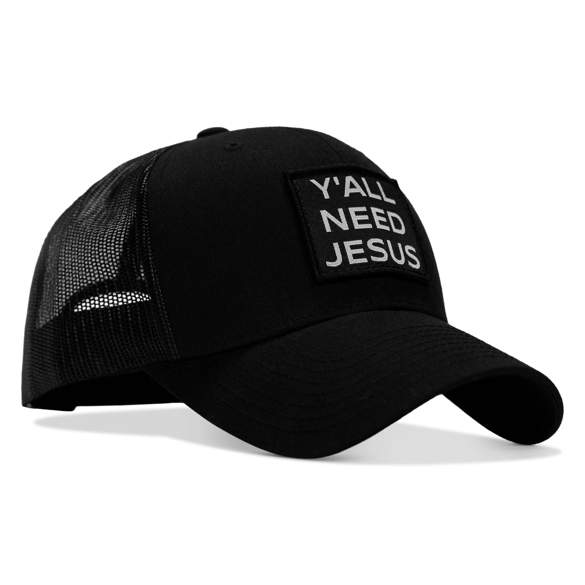 Y'all Need Jesus Patch Snapback Hat - Image 14