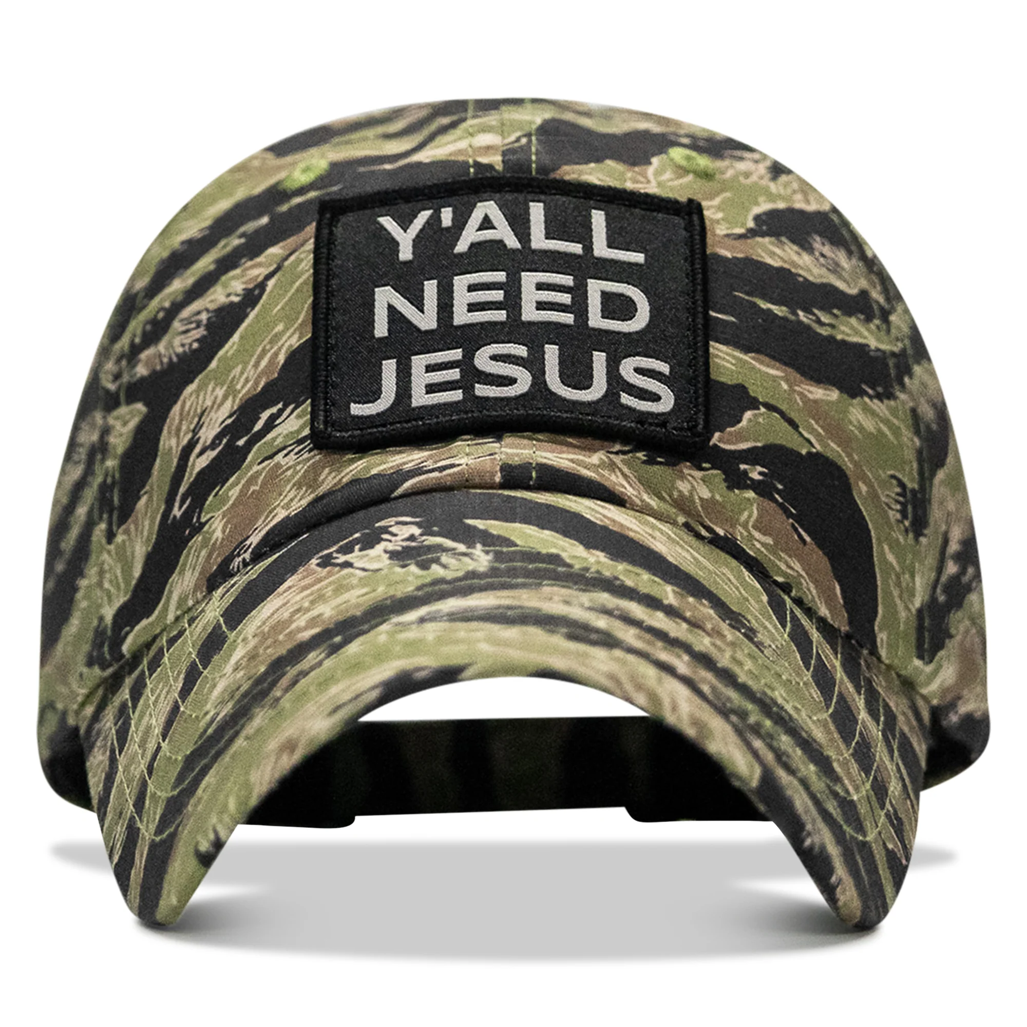 Y'all Need Jesus Patch Tactical Ripstop Mesh Snapback Hat - Image 73