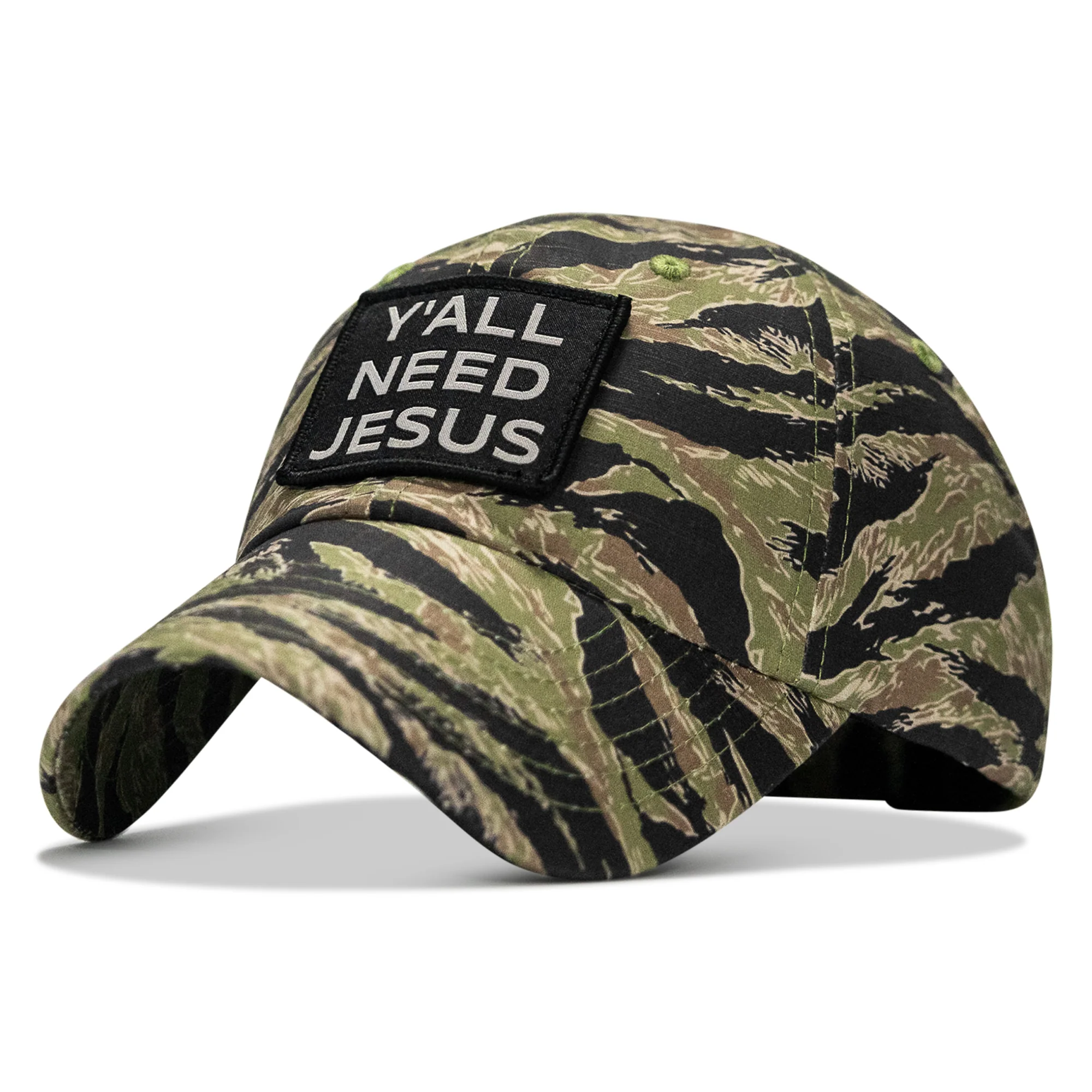 Y'all Need Jesus Patch Tactical Ripstop Mesh Snapback Hat - Image 74