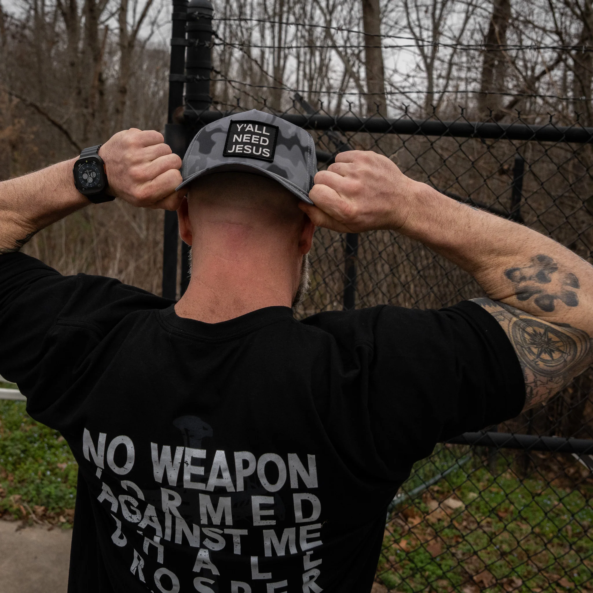 Y'all Need Jesus Patch Weekender Snapback - Image 31