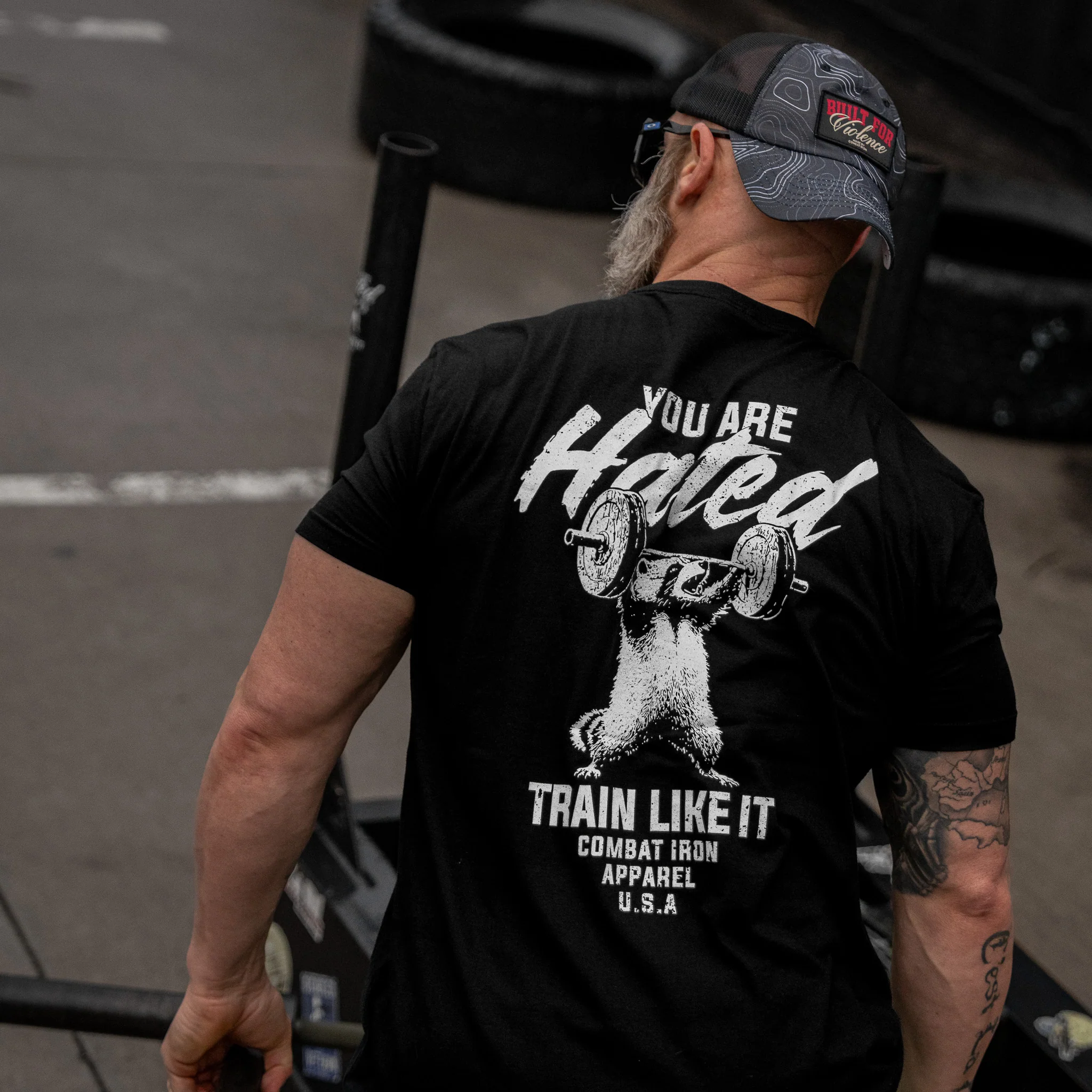 You Are Hated. Train Like It Men's T-Shirt - Image 3