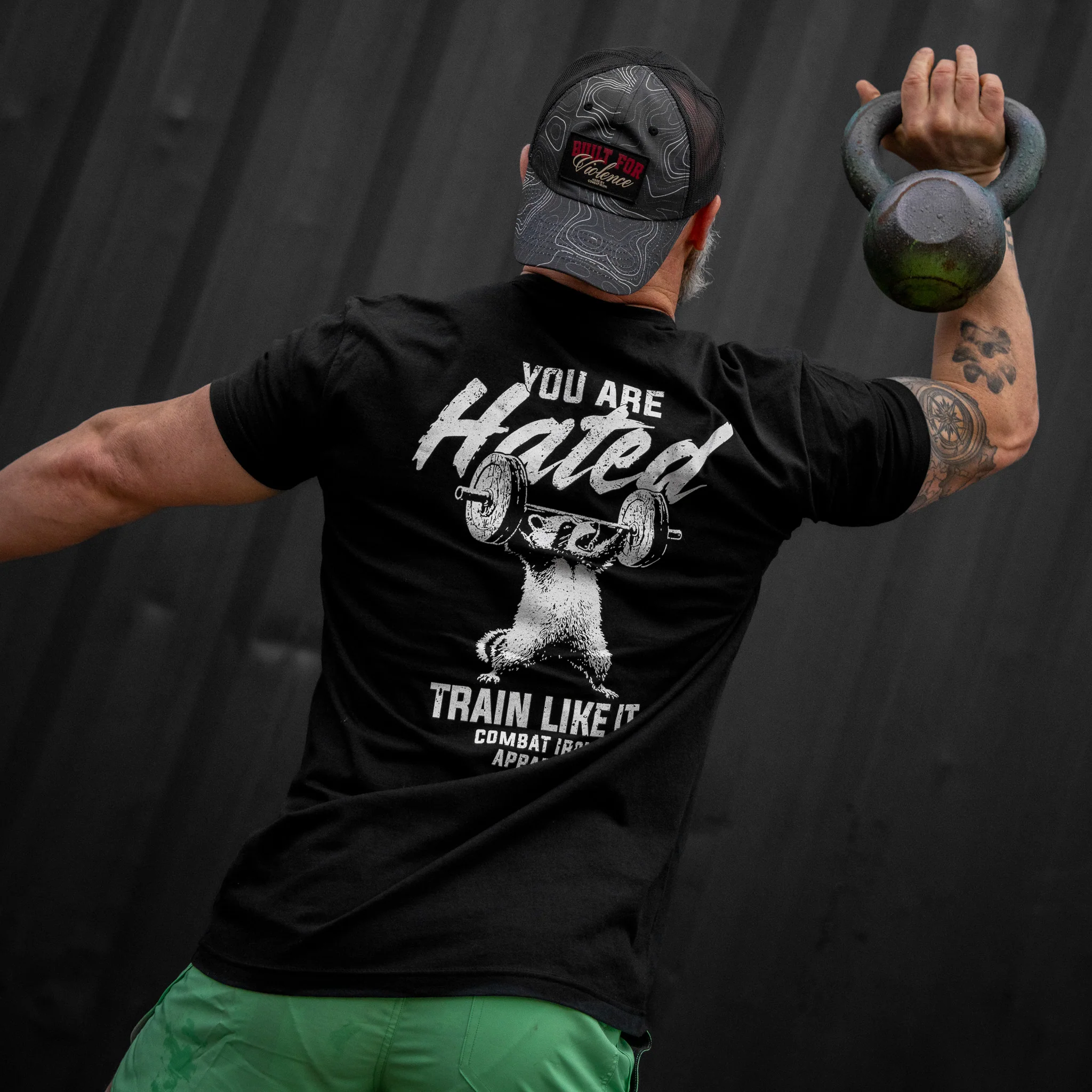 You Are Hated. Train Like It Men's T-Shirt - Image 4