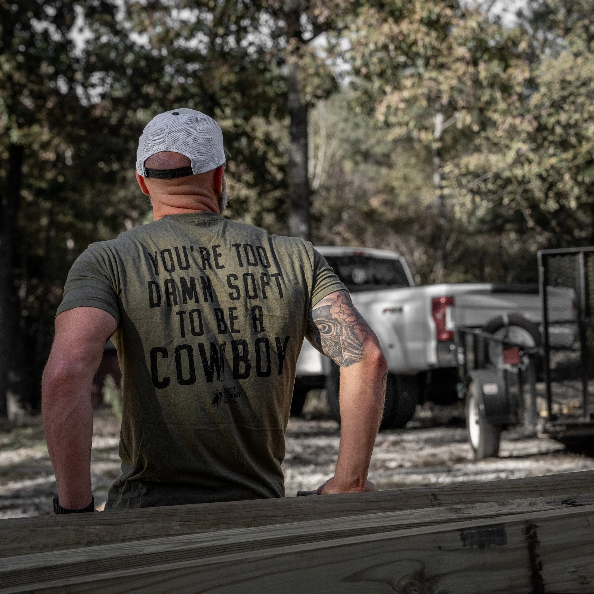 You're Too Damn Soft To Be A Cowboy Men's T-Shirt - Image 13