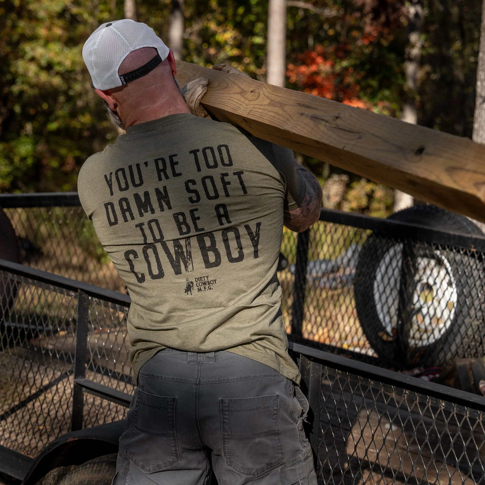 You're Too Damn Soft To Be A Cowboy Men's T-Shirt - Image 14