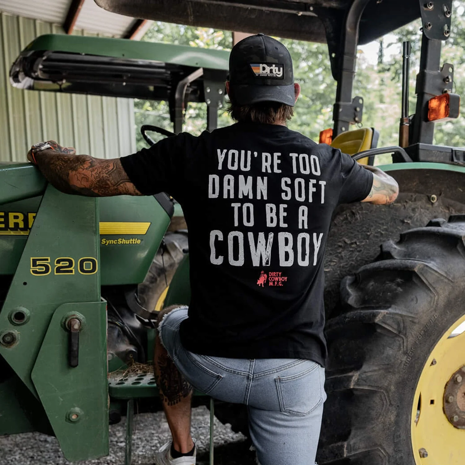 You're Too Damn Soft To Be A Cowboy Men's T-Shirt - Image 6