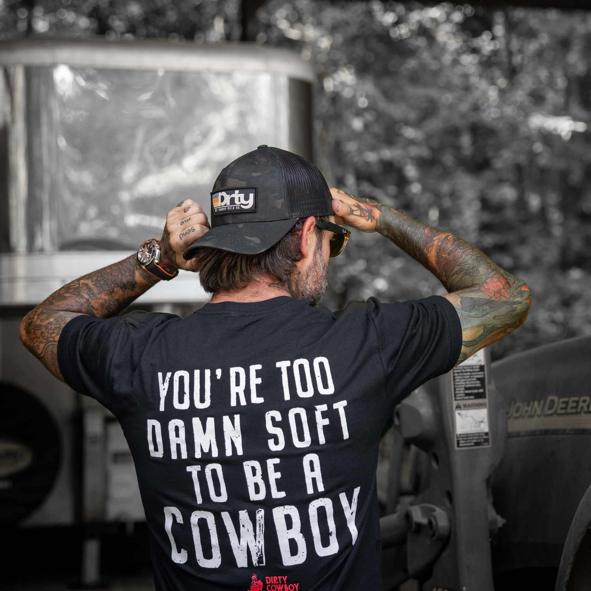 You're Too Damn Soft To Be A Cowboy Men's T-Shirt - Image 7