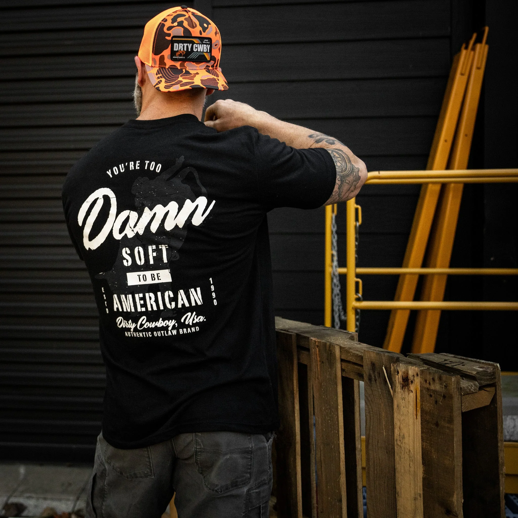 You're Too Damn Soft To Be American Men's T-Shirt - Image 6