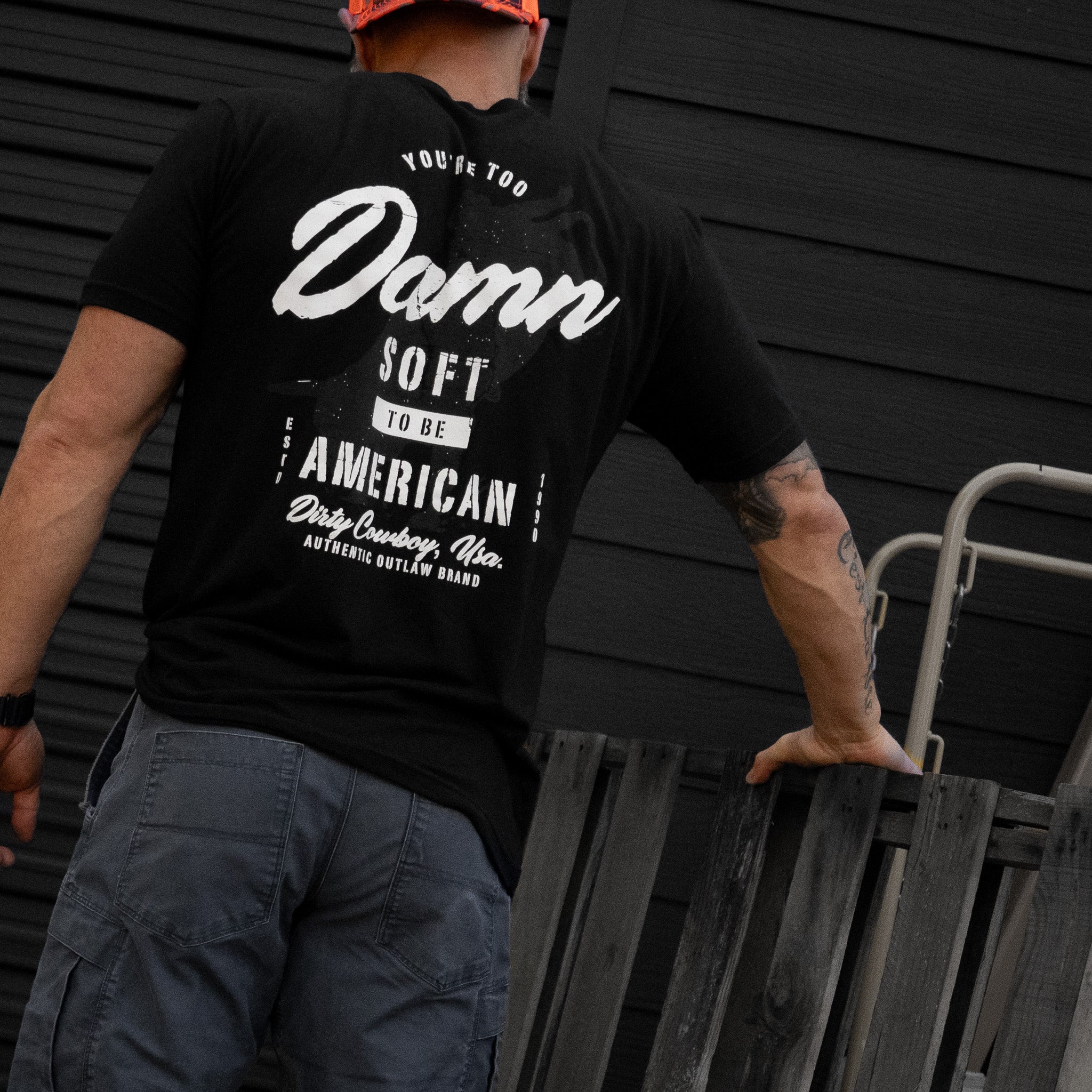 You're Too Damn Soft To Be American Men's T-Shirt - Image 8